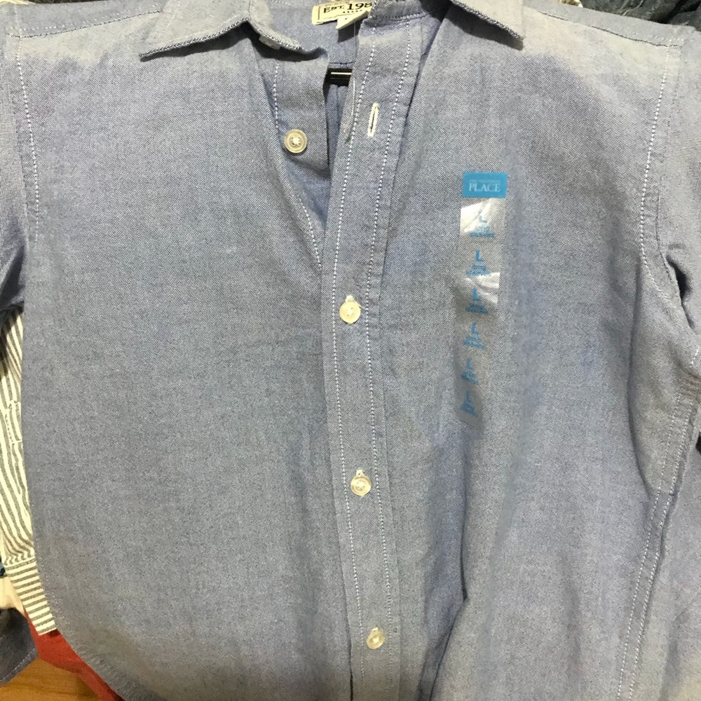Boy long sleeve button down